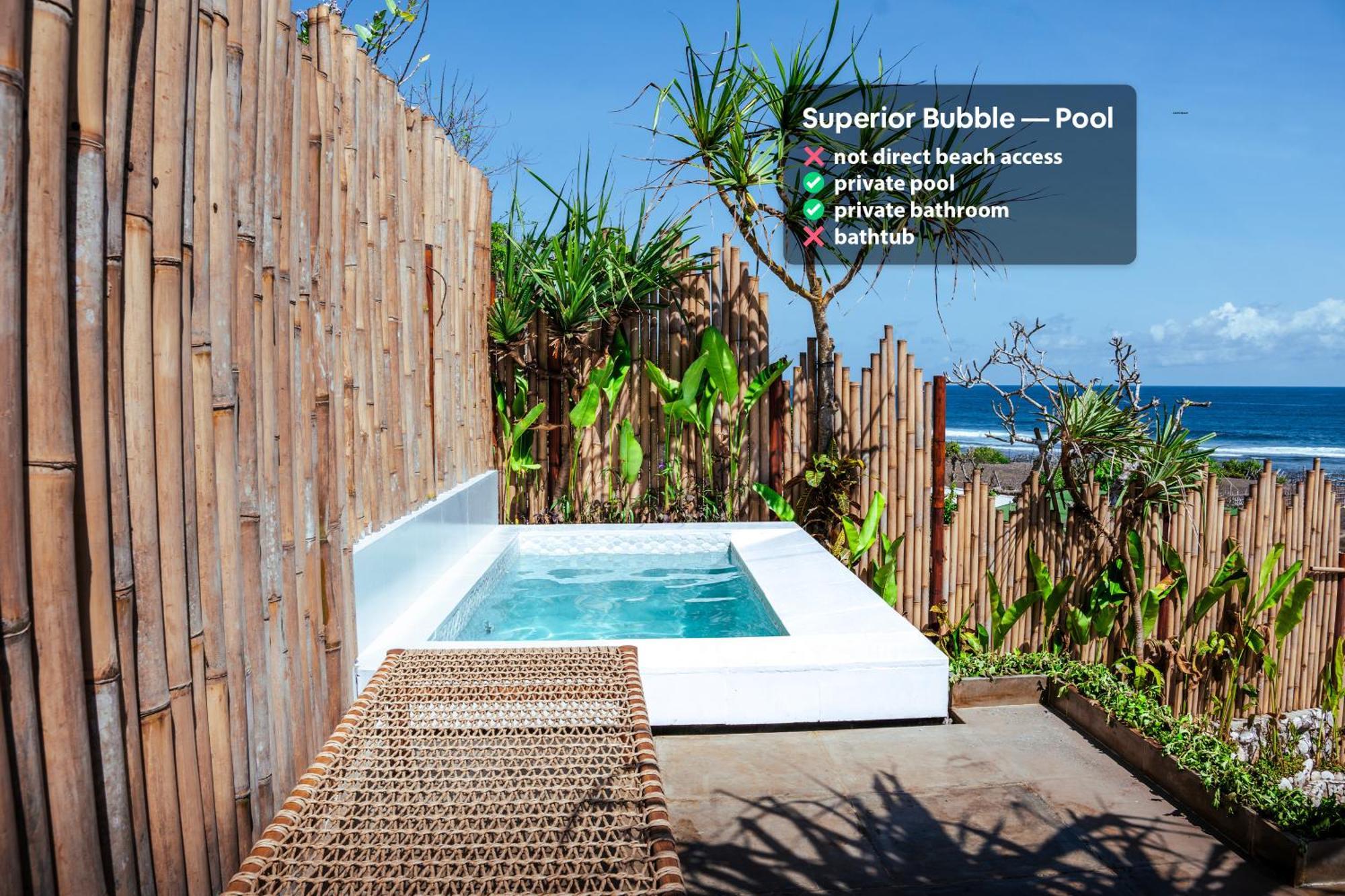 Bubble Hotel Nyang Nyang - Adults Only Uluwatu Exterior foto